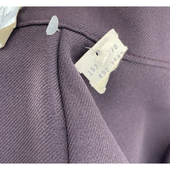 Vintage Levi’s Womenswear High Rise Purple Dress Pants Deadstock 38S See Photos - Picture 11 of 14